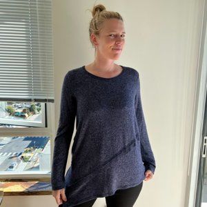 Anthropologie - COA Asymmetrical Indigo Tunic Sweater Top